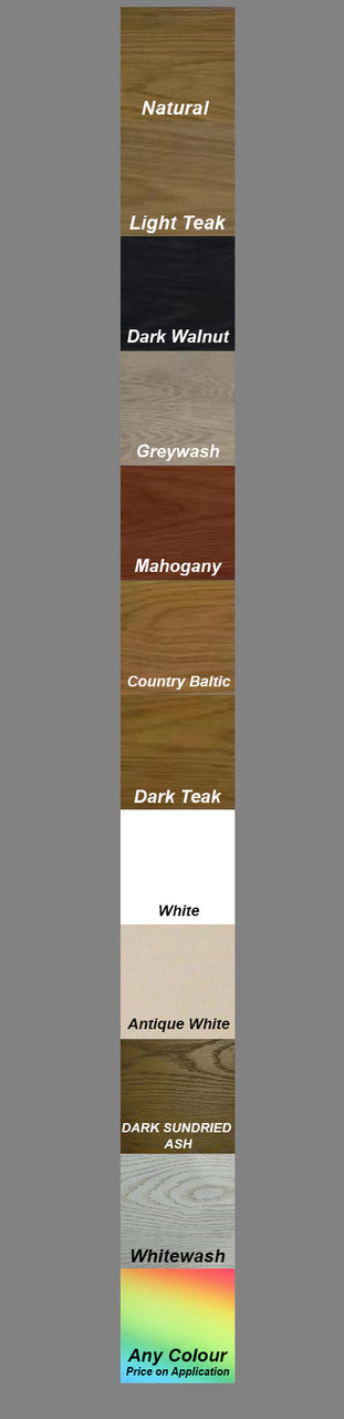 KING ANDREIA (CUSTOM MADE) 6 PIECE (THE LOT) BEDROOM SUITE - ASSORTED COLOURS