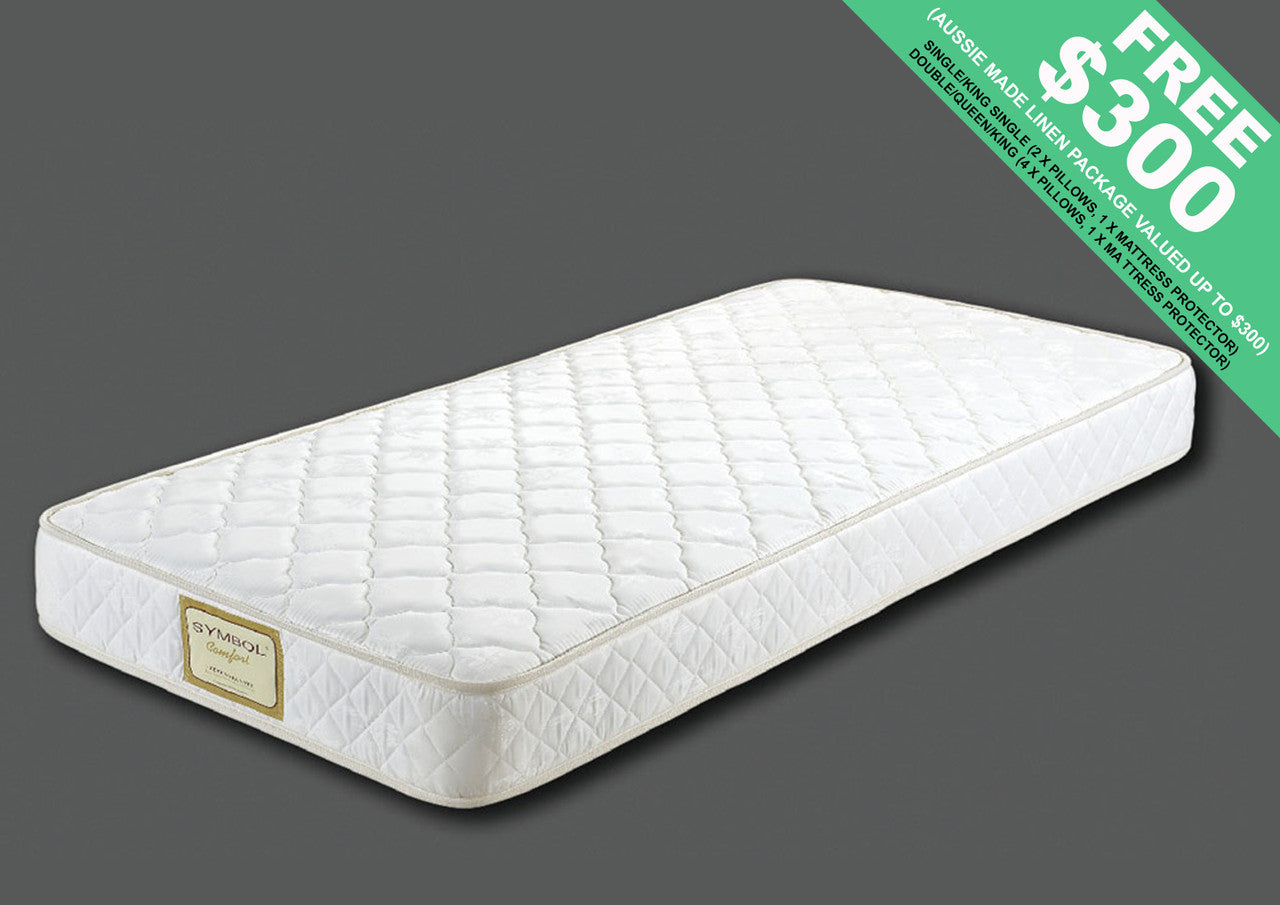 QUEEN COMFORT TWIN SIDED TIGHT TOP MATTRESS - MEDIUM FIRM