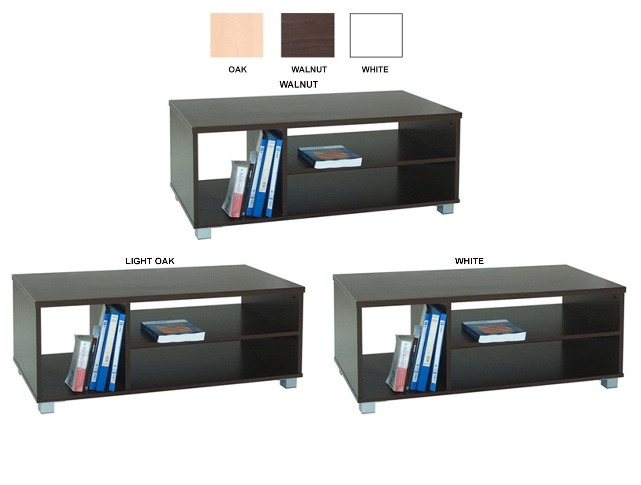 CONCORD COFFEE TABLE - 1120(W) X 550(D) - ASSORTED COLOURS