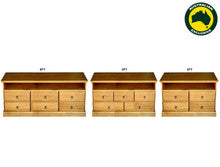CORVIN (AUSSIE MADE) TV ENTERTAINMENT UNIT COLLECTION - ASSORTED STAINED COLOURS - STARTING FROM $699
