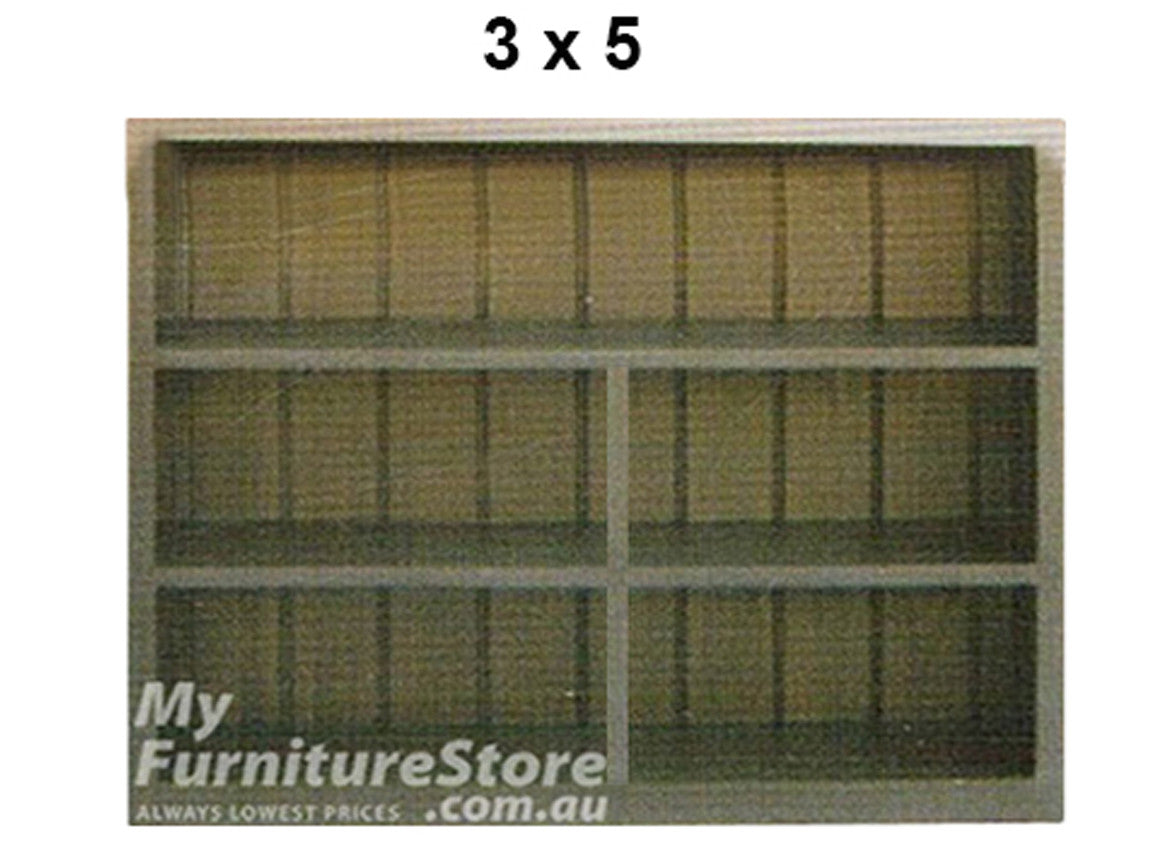 CUBE (AUSSIE MADE) LOWLINE BOOKCASE COLLECTION - TASMANIA OAK COMBINATION - ASSORTED STAINED COLOURS - STARTING FROM $649