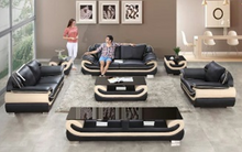 CAMELLIA SIMULATION LEATHER + PVC OTTOMAN - AS PICTURED