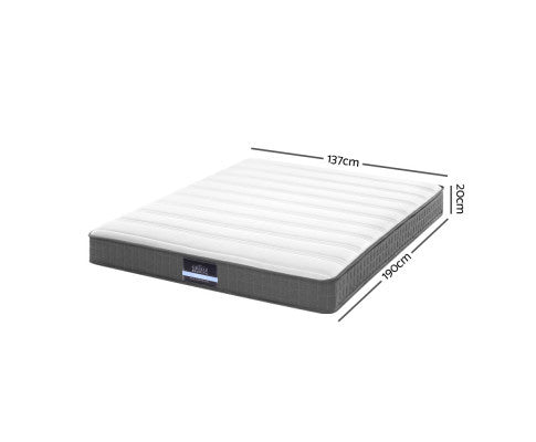 DOUBLE SHIEN BONNELL SPRING ELASTIC FOAM MATTRESS- MEDIUM FIRM