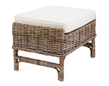 KING (DET777/FS)FOOT STOOL WITH CUSHION- KUBU GREY