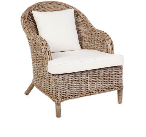 HILTON ARM CHAIR WITH (DET779) - KUBU GREY