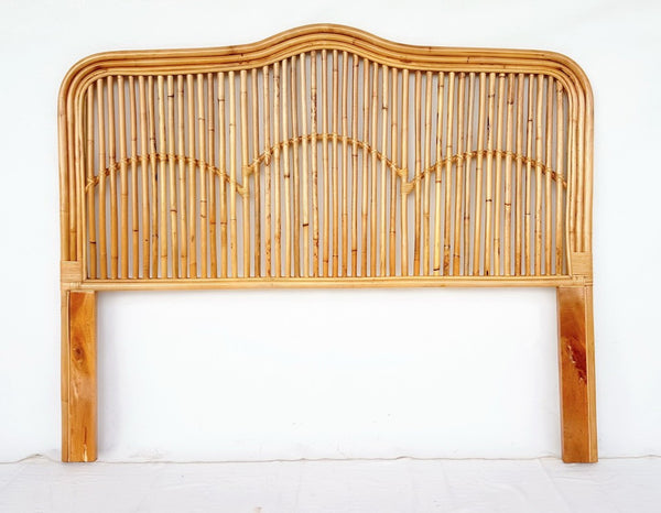 NAOMI KING CANE / RATTAN BEDHEAD (MODEL: DET829K) - DARK BROWN OR NATURAL