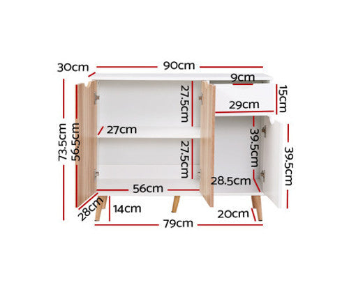 TABITHA SIDEBOARD COLLECTION - TWO TONE