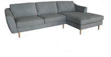 DOWNTOWN 2 SEATER LOUNGE WITH RIGHT HAND FACING CHAISE - ASSORTED COLOURS