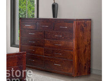 NARRABEEN (AUSSIE MADE) 11 DRAWER TOP SPLIT TALLBOY (NTR60511) - ASSORTED COLOURS