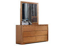 DUAS DRESSER TABLE WITH MIRROR - (MODEL 1-21-4-18-5-25) - MAPLE