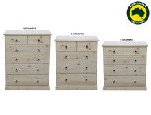 DARWIN (AUSSIE MADE) TALLBOY COLLECTION - ASSORTED STAINED COLOURS - STARTING FROM $699
