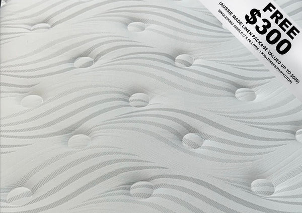 TRANQUILDREAMS SINGLE DEEPSLEEP TIGHT TOP POCKET SPRING MATTRESS - FIRM