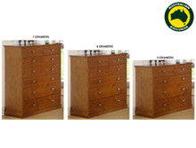 DESTIN (AUSSIE MADE) TALLBOY COLLECTION - ASSORTED STAINED COLOURS - STARTING FROM $799