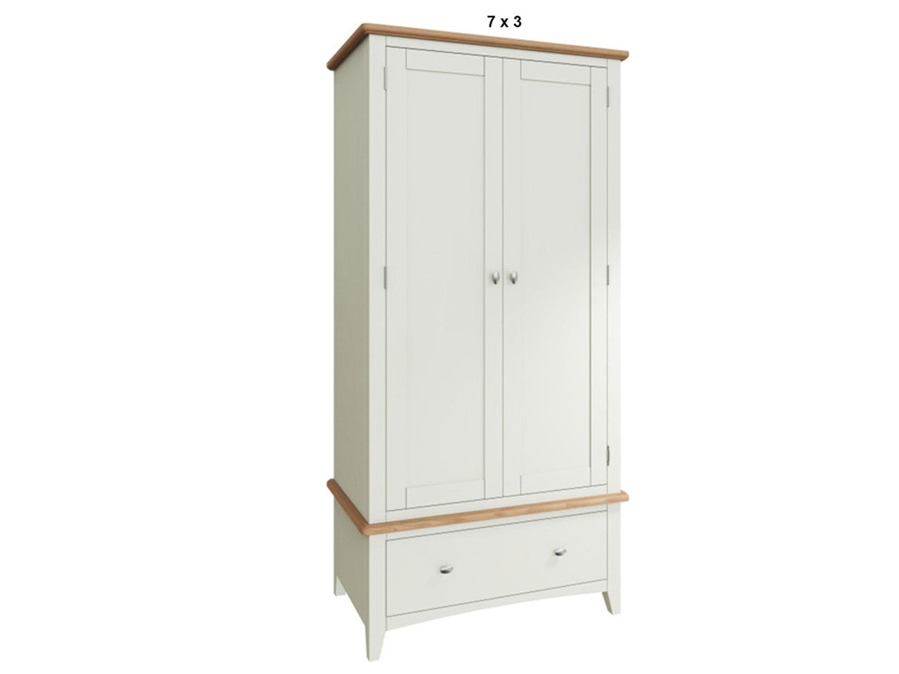 EMMETT (AUSSIE MADE) 2 DOOR / 1 DRAWER WARDROBE COLLECTION - TASSIE OAK COMBINATION - ASSORTED PAINTED / STAINED COLOURS - STARTING FROM $1699