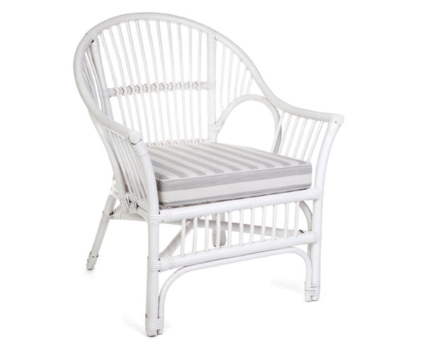 EURO CANE CHAIR (DET815) - WHITE