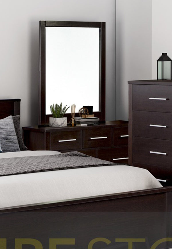 AMAZING 7 DRAWER LOWBOY WITHOUT MIRROR (MODEL:3-18-5) - LIGHT OAK OR CHOCOLATE