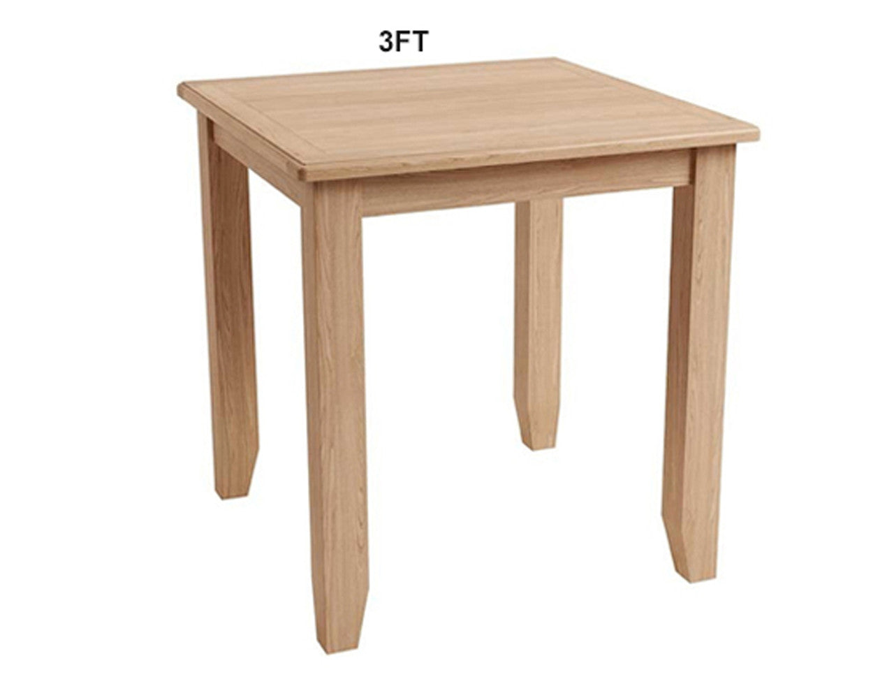 ELEGANCE (AUSSIE MADE) SQUARE DINING TABLE COLLECTION - TASSIE OAK COMBINATION - ASSORTED STAINED COLOURS - STARTING FROM $999