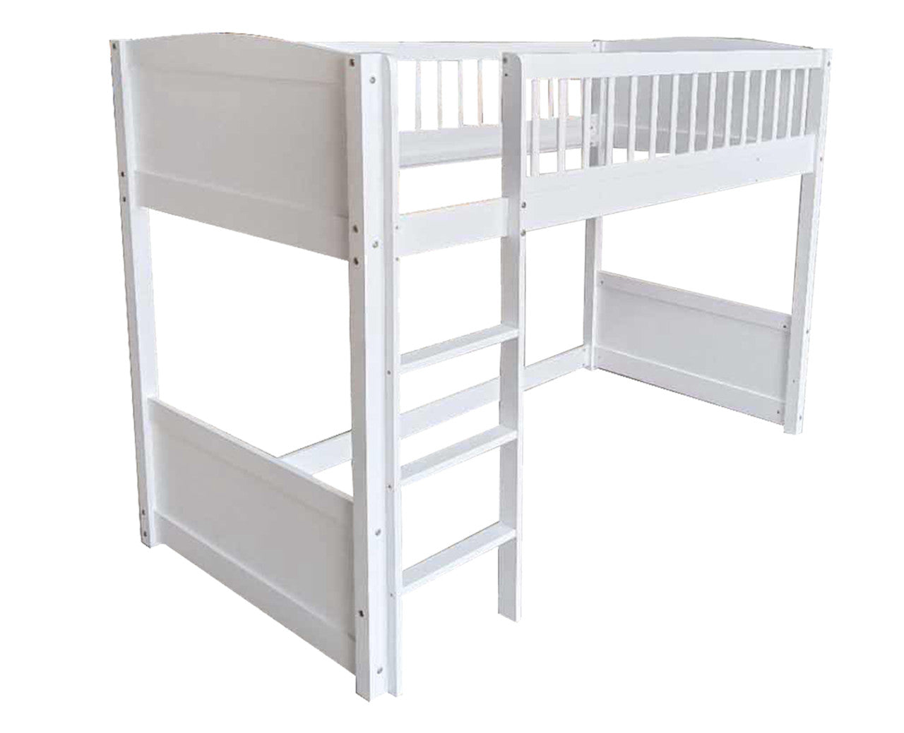 SINGLE LOTTIE PANEL MIDI SLEEPER - WHITE