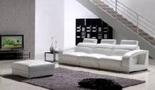 HANNAH (F2034B) LEATHER/ETTE COMBINATION LOUNGE SUITE- ASSORTED COLOURS