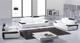 LUCIANA (F6004) 1 SEATER + 2 SEATER + 3 SEATER LEATHER/ETTE COMBINATION LOUNGE SUITE - ASSORTED COLOURS