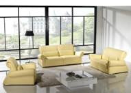 MAITE (F6006) 1 SEATER + 2 SEATER + 3 SEATER LEATHER/ETTE COMBINATION LOUNGE SUITE - ASSORTED COLOURS