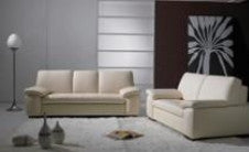 BENCE (F6009) 1 SEATER + 2 SEATER + 3 SEATER LEATHER/ETTE COMBINATION LOUNGE SUITE - ASSORTED COLOURS