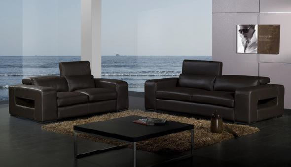 ACANTHA (F6012) 1 SEATER + 2 SEATER + 3 SEATER LEATHER/ETTE COMBINATION LOUNGE SUITE - ASSORTED COLOURS