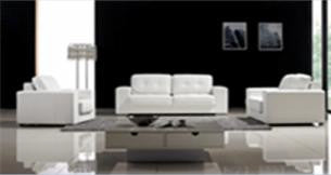 CLAUDINE (F6052) 1 SEATER + 2 SEATER + 3 SEATER LEATHER/ETTE COMBINATION LOUNGE SUITE - ASSORTED COLOURS