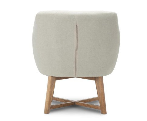 ZACHARY VELVET FABRIC ACCENT CHAIR - PINK