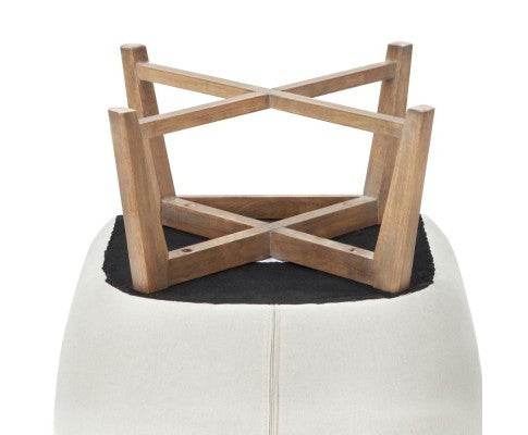 ACCON FABRIC LOUNGE ARMCHAIR - BEIGE