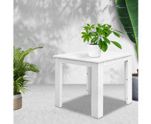 SERVIDA OUTDOOR SIDE TABLE - WHITE