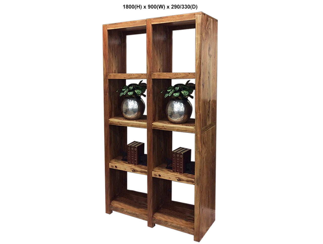 FOUNDATION (AUSSIE MADE) CUBE BOOKCASE COLLECTION - ASSORTED STAINED COLOURS - STARTING FROM $699