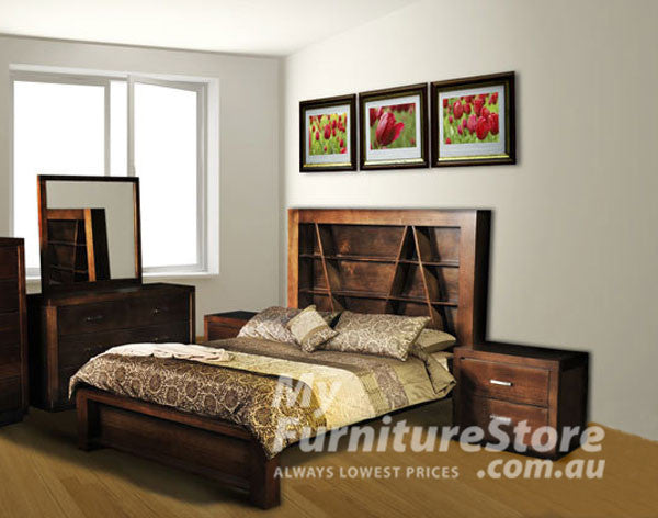 CHRISTIAN KING 3 PIECE BEDSIDE BEDROOM SUITE - ASSORTED COLOURS