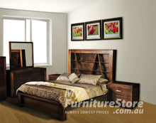 CHRISTIAN KING 3 PIECE BEDSIDE BEDROOM SUITE - ASSORTED COLOURS