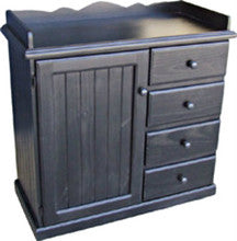 BABY CHANGE (AUSSIE MADE) TABLE 4 DRAWERS / 1 DOOR - 1030(H) X 1060(W) - ASSORTED COLOURS AVAILABLE