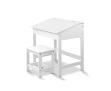 ARTISS KIDS LIFT UP DESK WITH STOOL - WHITE