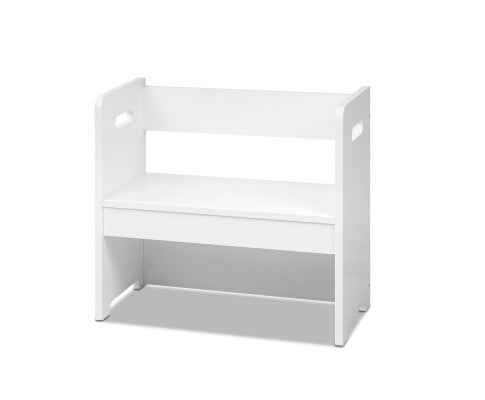 RUDY KIDS TABLE AND CHAIR SET - WHITE