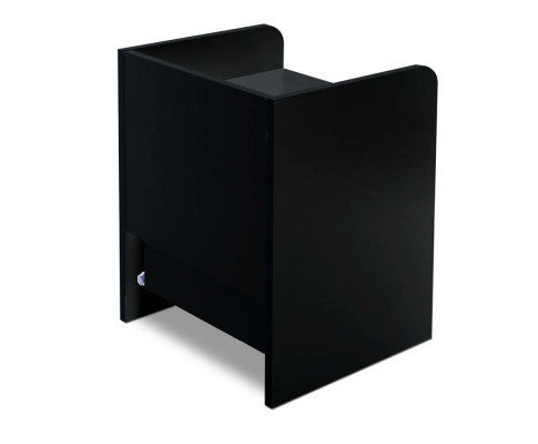 SITIO ONE DRAWER BEDSIDE TABLE (FURNI-C-BS-TOGO-BK) - BLACK