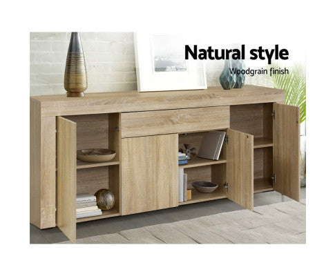 HAMILTON 4 DOOR SIDEBOARD CABINET - WOOD