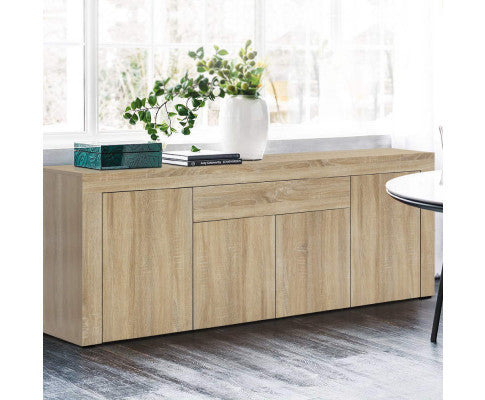 HAMILTON 4 DOOR SIDEBOARD CABINET - WOOD