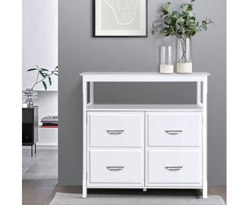 ARABELLA 2 DOOR BUFFET SIDEBOARD - WHITE