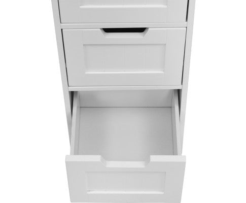 RAELIAN 5 DRAWER STORAGE CABINET - WHITE