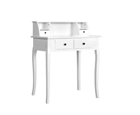 BERTHA 4 DRAWER DRESSING TABLE - WHITE
