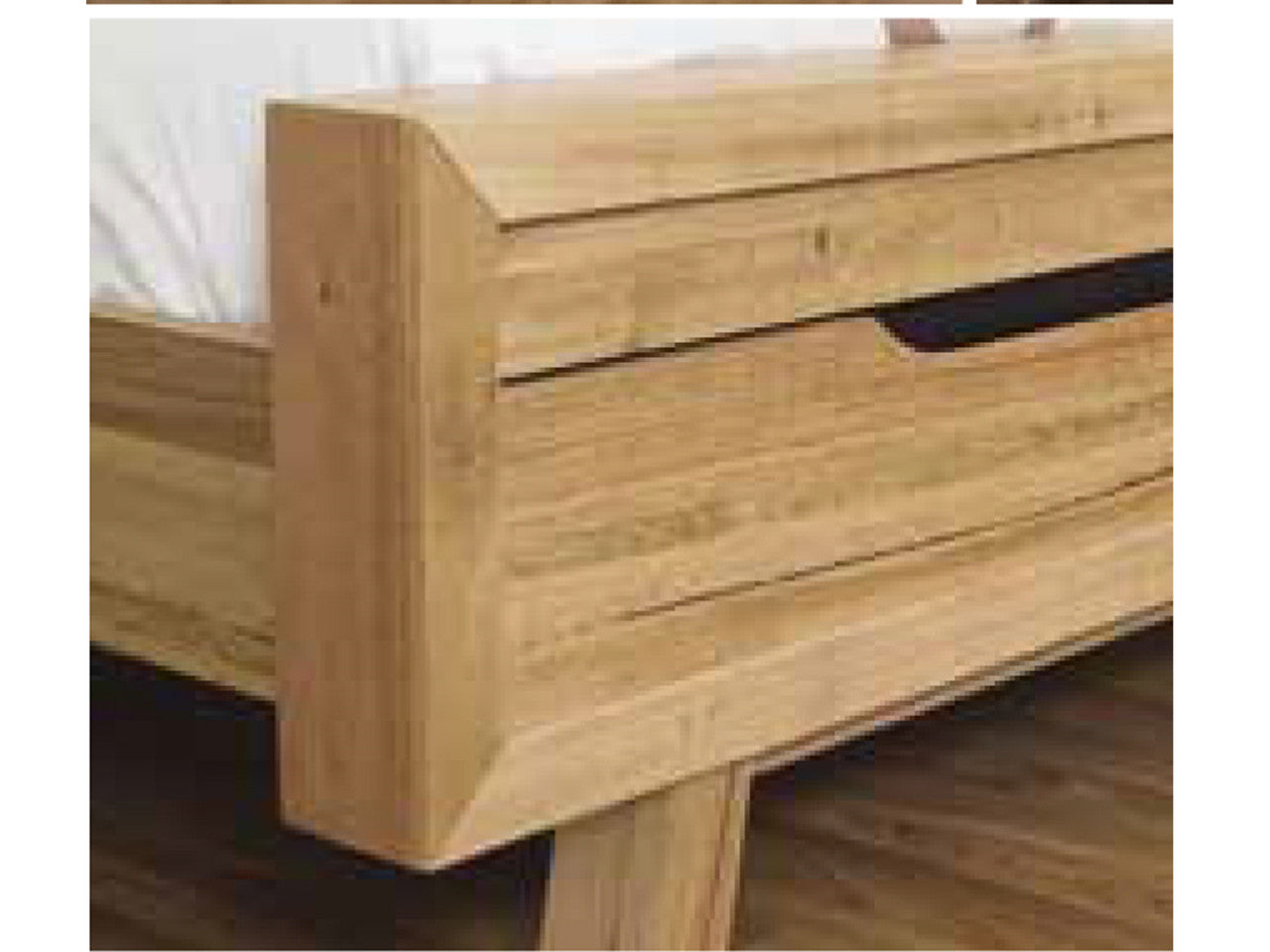 KING ATMORE 5 PIECE (DRESSER) BEDROOM SUITE - NATURAL