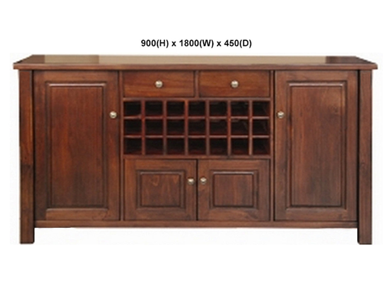 FABULOS (AUSSIE MADE) 4 DOOR 2 DRAWER BUFFET COLLECTION - ASSORTED STAINED COLOURS - STARTING FROM $1699