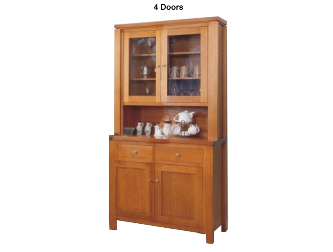 FAIRHOLM (AUSSIE MADE) BUFFET AND HUTCH COLLECTION - TASSIE OAK COMBINATION - ASSORTED STAINED COLOURS - STARTING FROM $2999