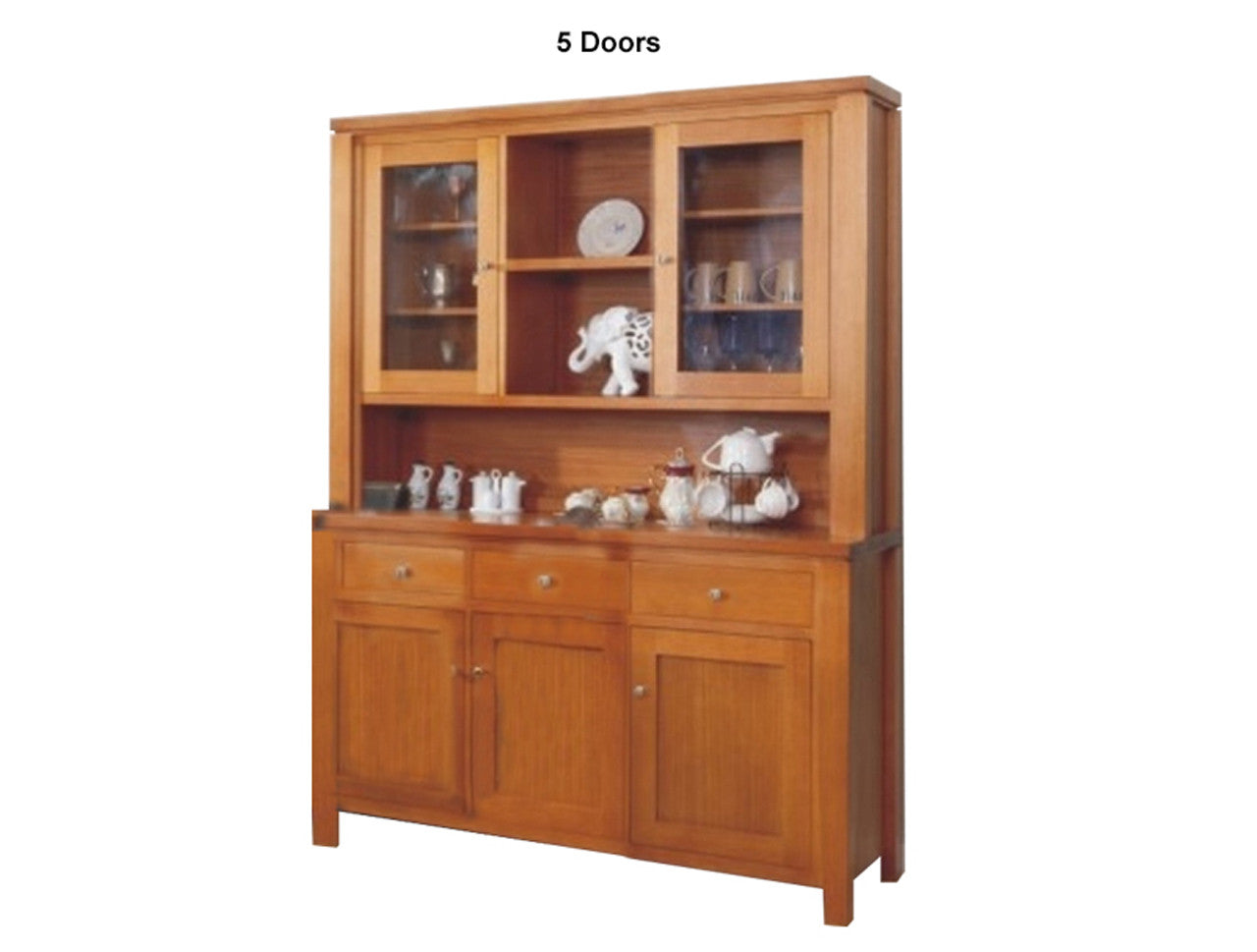 FAIRHOLM (AUSSIE MADE) BUFFET AND HUTCH COLLECTION - TASSIE OAK COMBINATION - ASSORTED STAINED COLOURS - STARTING FROM $2999