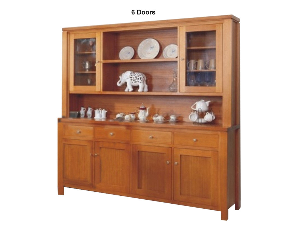 FAIRHOLM (AUSSIE MADE) BUFFET AND HUTCH COLLECTION - TASSIE OAK COMBINATION - ASSORTED STAINED COLOURS - STARTING FROM $2999
