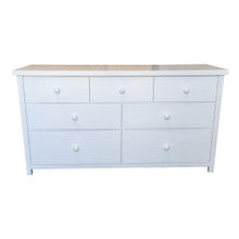 FEDERATION (AUSSIE MADE) LOWBOY WITH 7 DRAWERS - 790(H) x 1500(W) - ASSORTED PAINTED COLOUR