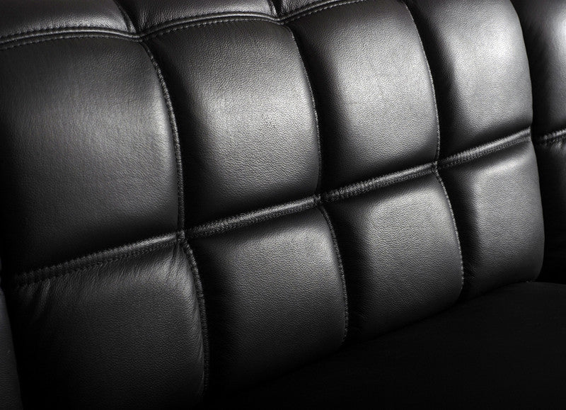 AVIANNA (G1056) 1 SEATER + 2 SEATER + 3 SEATER LEATHER/ETTE COMBINATION CORNER LOUNGE SUITE WITH OTTOMAN - ASSORTED COLOURS